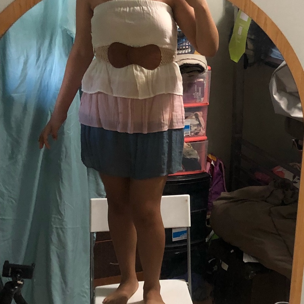 Strapless dress